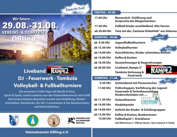 Oßling: Dorffest