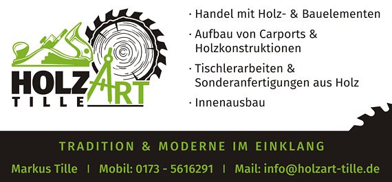 Holzart Tille Milstrich